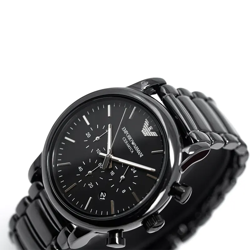 Emporio Armani Luigi Chronograph Black Dial Men's Watch | AR1507